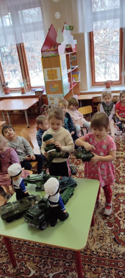 День защитника Отечества в детском саду.